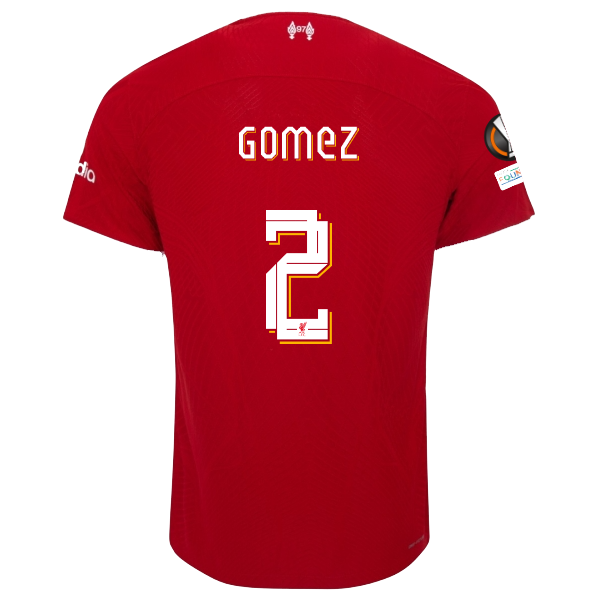 Nike Liverpool Authentic Joe Gomez Vaporknit Match Home Jersey w/ Europa League
