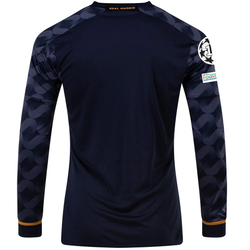 Image of adidas Real Madrid Long Sleeve Away Jersey w/ Champions League + Club World Patc