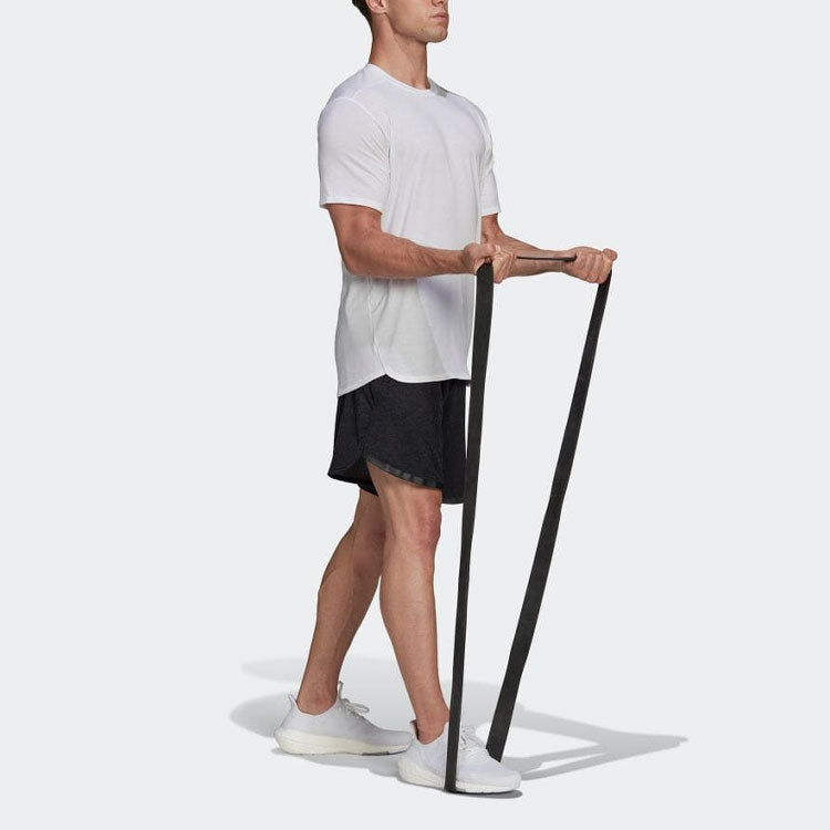 Image of adidas Solid Color Sports Training Shorts Japanese Version Men's Black H61168