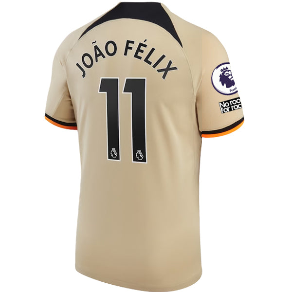 Nike Chelsea João Félix Third Jersey w/ EPL + No Room For Racism + Club World Cu