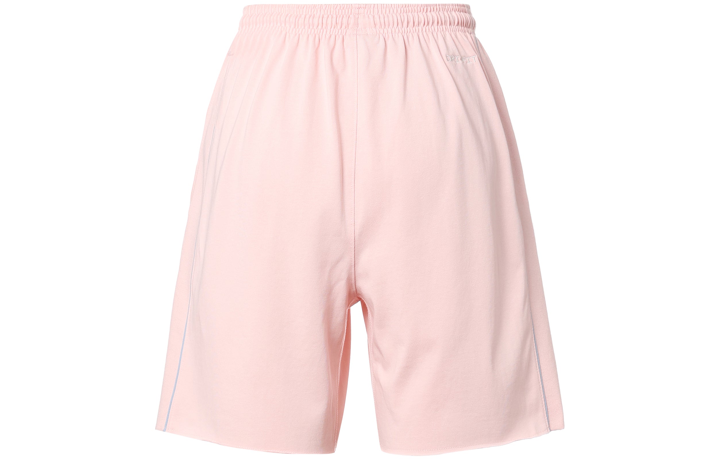 Image of Nike Standard Issue Printing Logo Solid Color Straight Shorts Pink DH7384-610