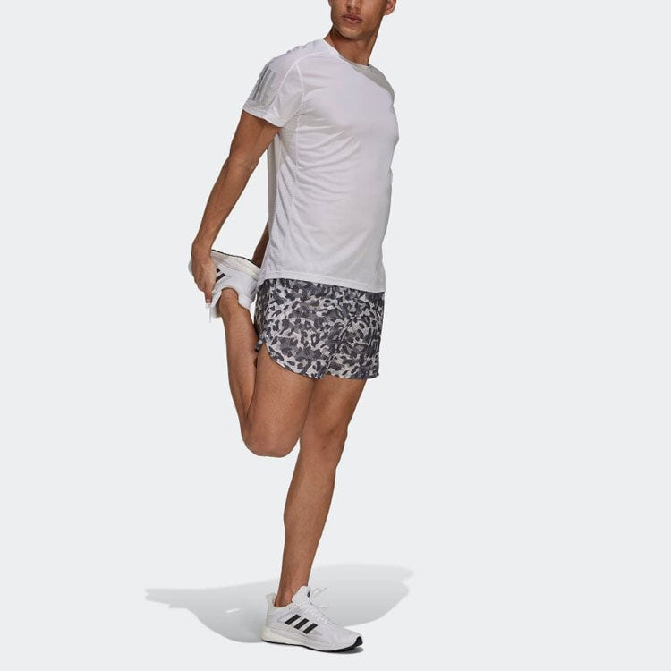 Image of Men's adidas Leopard Print Casual Sports Shorts Black H22709