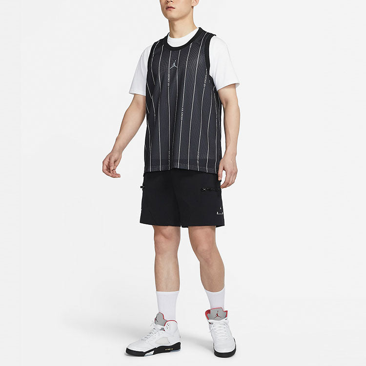 Men's Air Jordan 23 Solid Color Casual Sports Shorts Black DQ8086-010