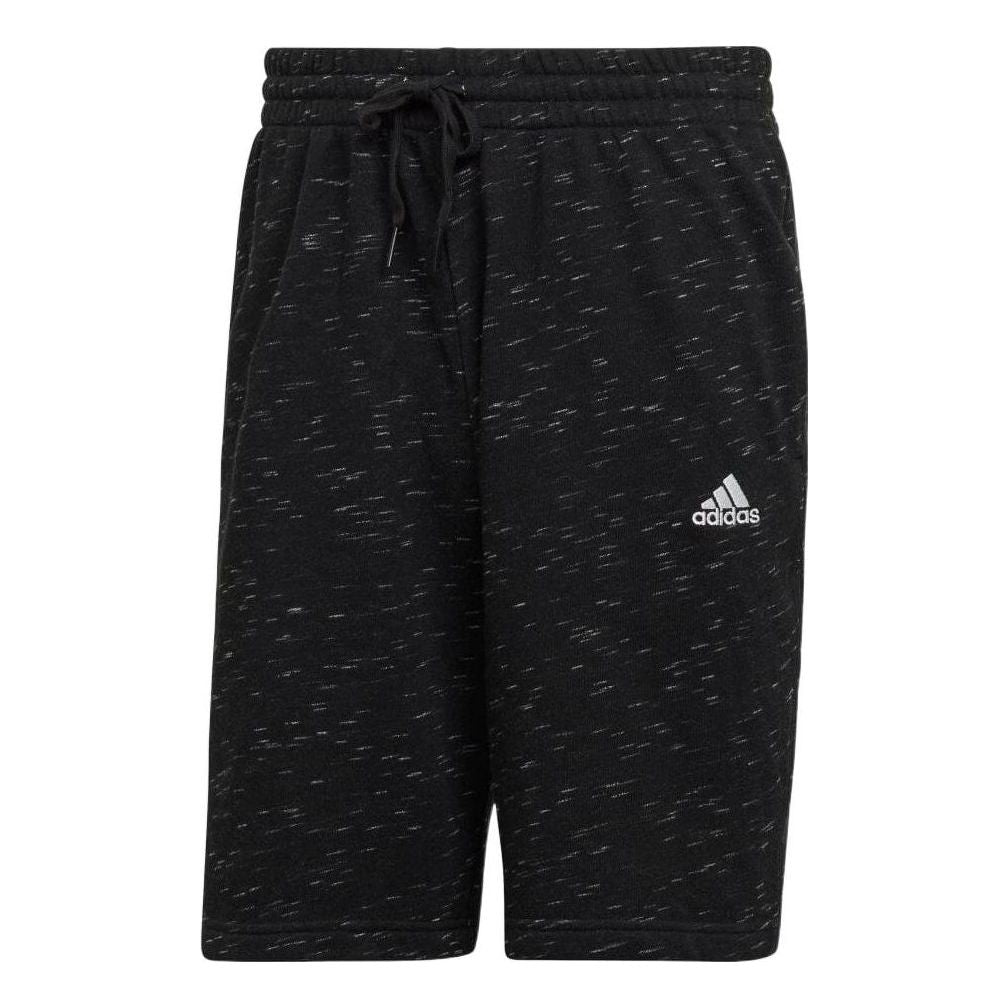 Image of Men's adidas Spot Logo Printing Drawstring Lacing Sports Shorts Japanese Version