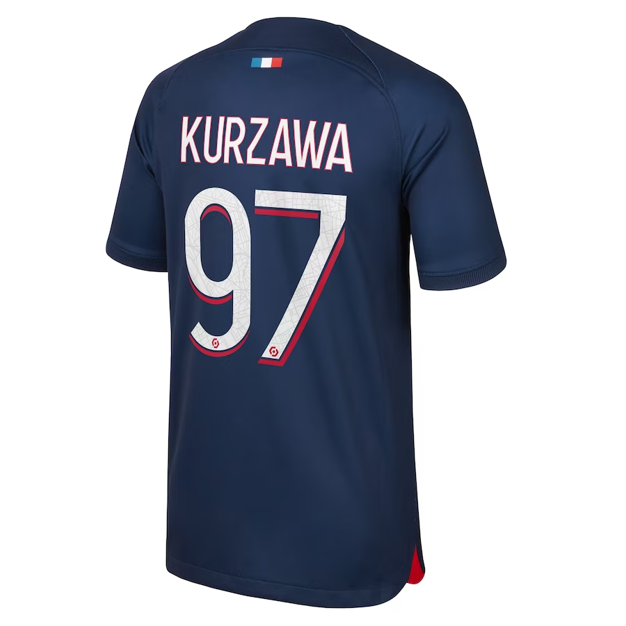 Nike Youth Paris Saint-Germain Kurzawa Heimtrikot 23/24 (Midnight Navy/Universi