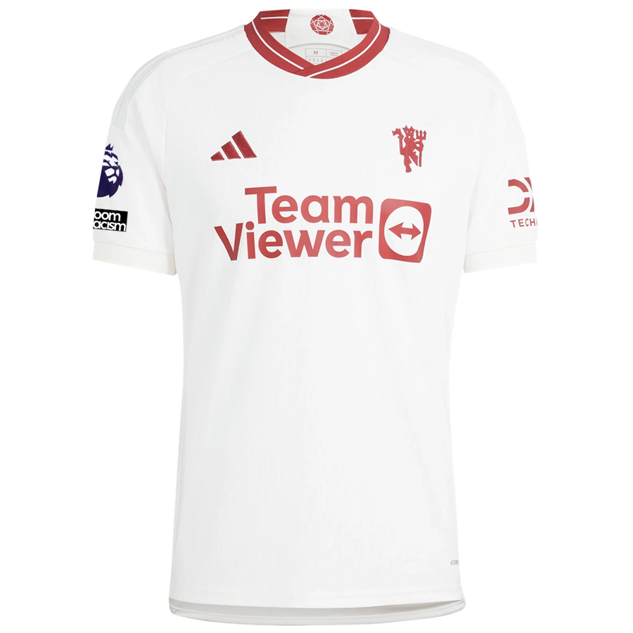 Image of adidas Manchester United Antony Third Jersey w/ EPL + No Room For Racism Patches