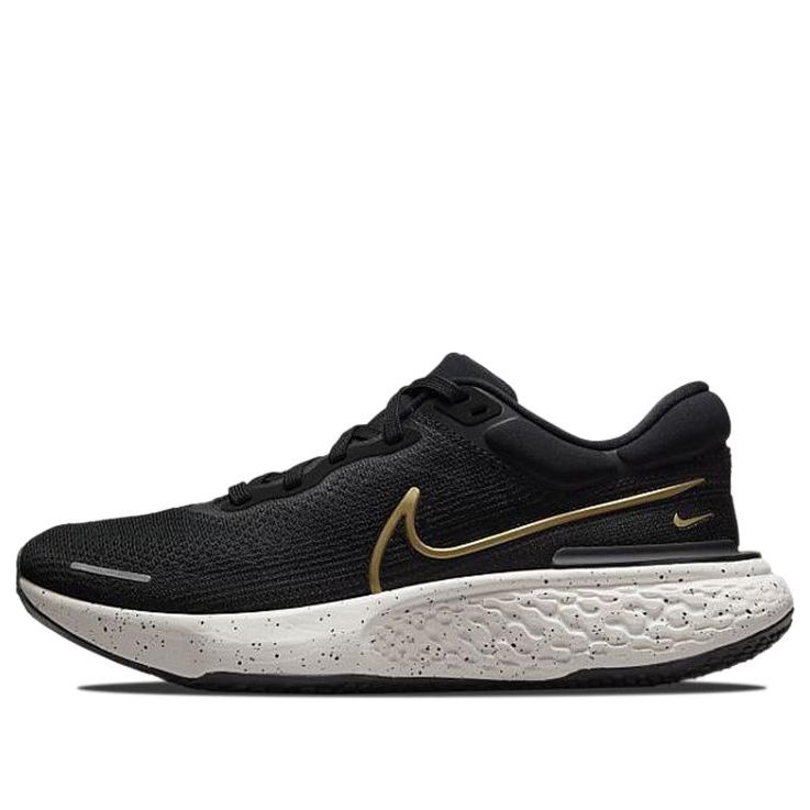 Image of Nike ZoomX Invincible Run Flyknit 'Black Metallic Gold' CT2228-004