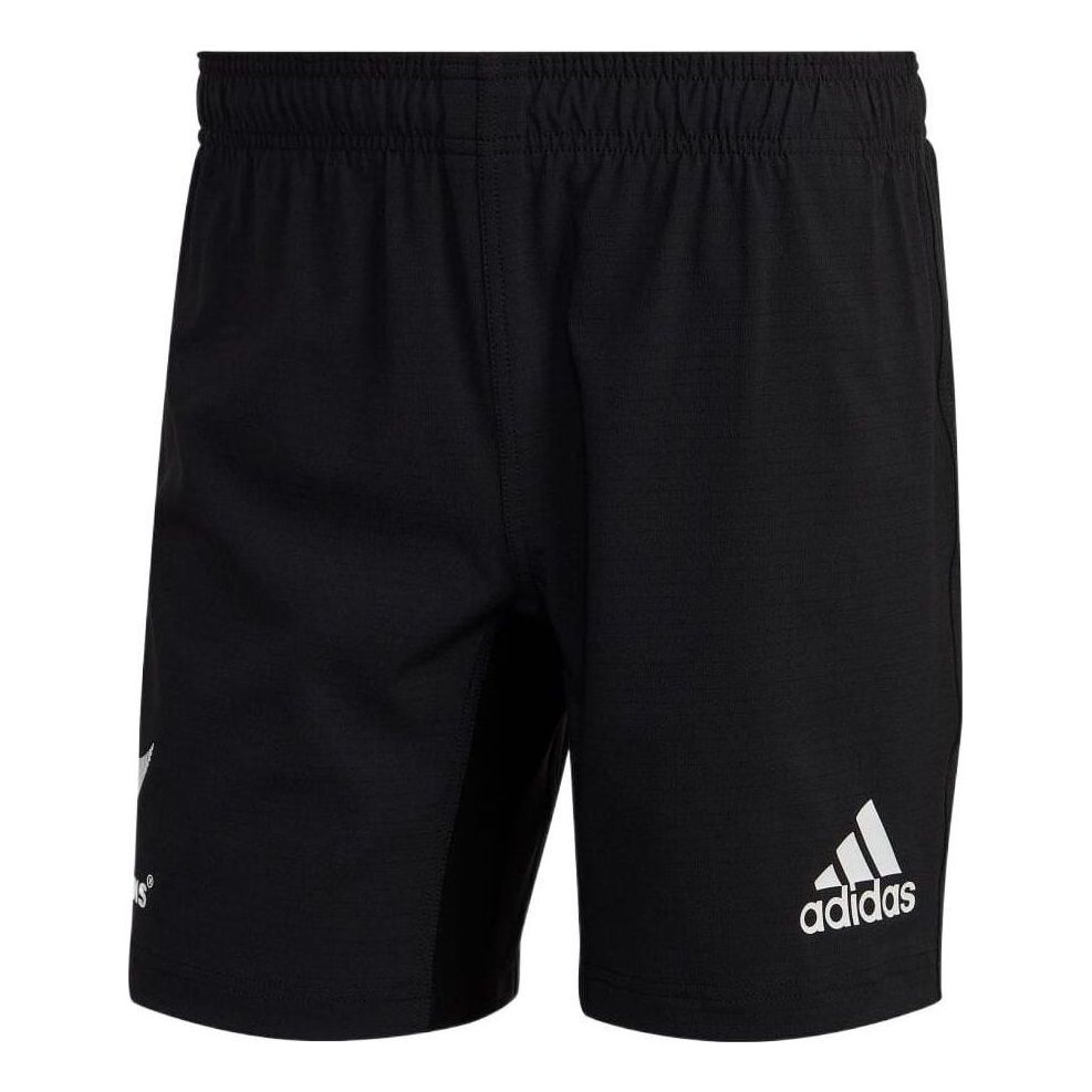 Image of Men's adidas Rugby Home Logo Shorts Black HG7303