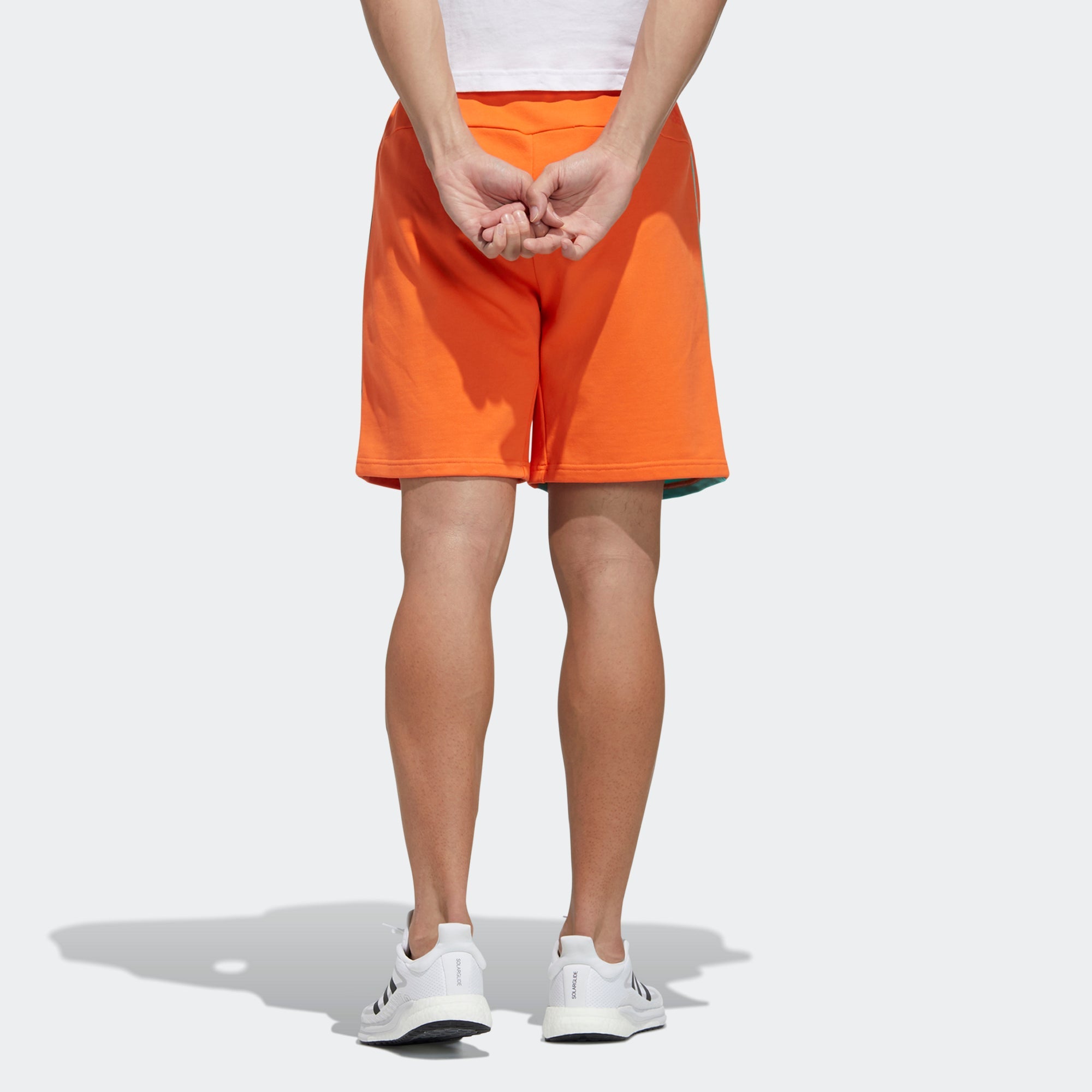Image of adidas Ub Sht Kn Sports Stylish Contrast Color Stitching Shorts Orange GP0829
