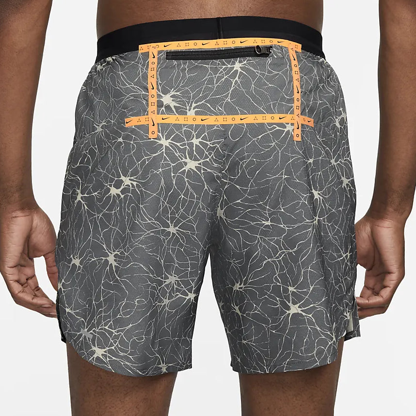 Men's Nike Full Print Logo Casual Shorts Gray DQ4767-068