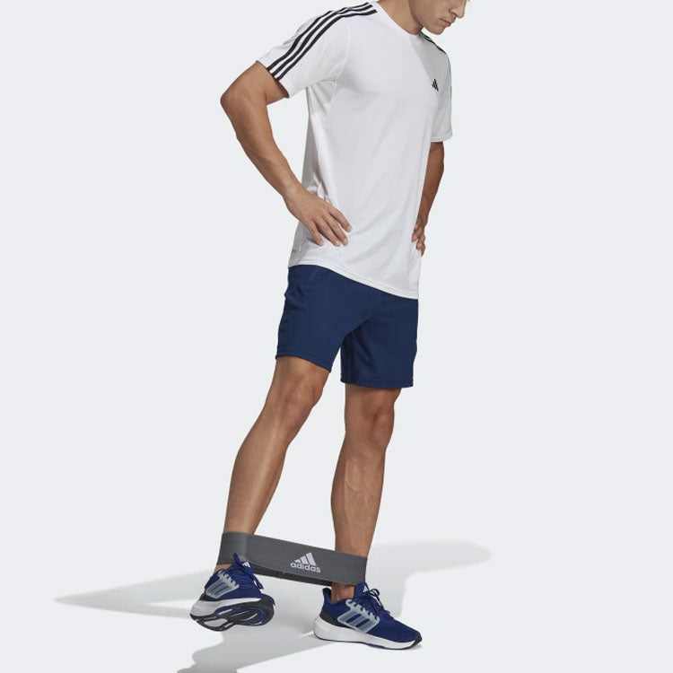 Image of adidas Train Essentials Logo Training Shorts 'Navy' IB8124