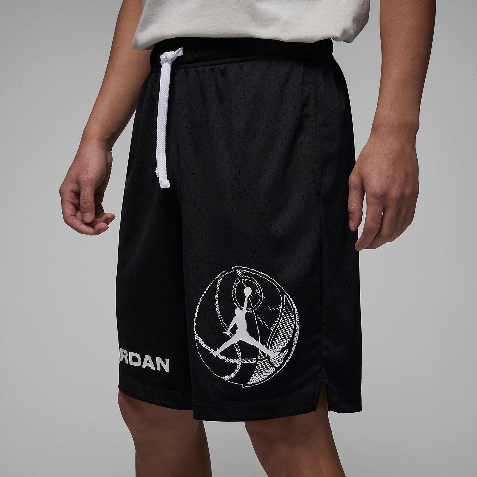 Image of Air Jordan Dri-FIT Jumpman Shorts 'Schwarz' DZ4123-010