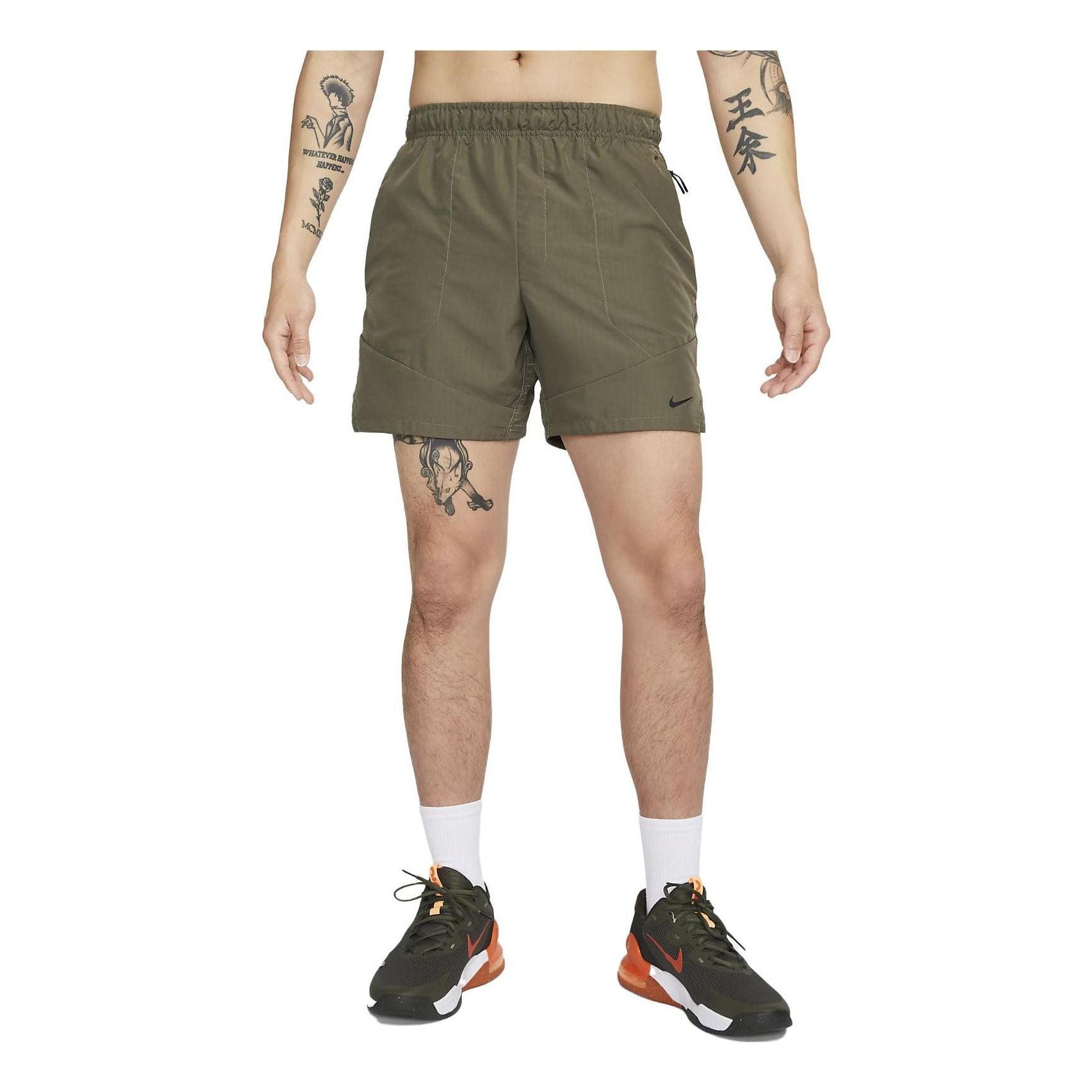 Image of Nike DFADV APS 6IN UL SHORT 'Olive Green' FB6854-222
