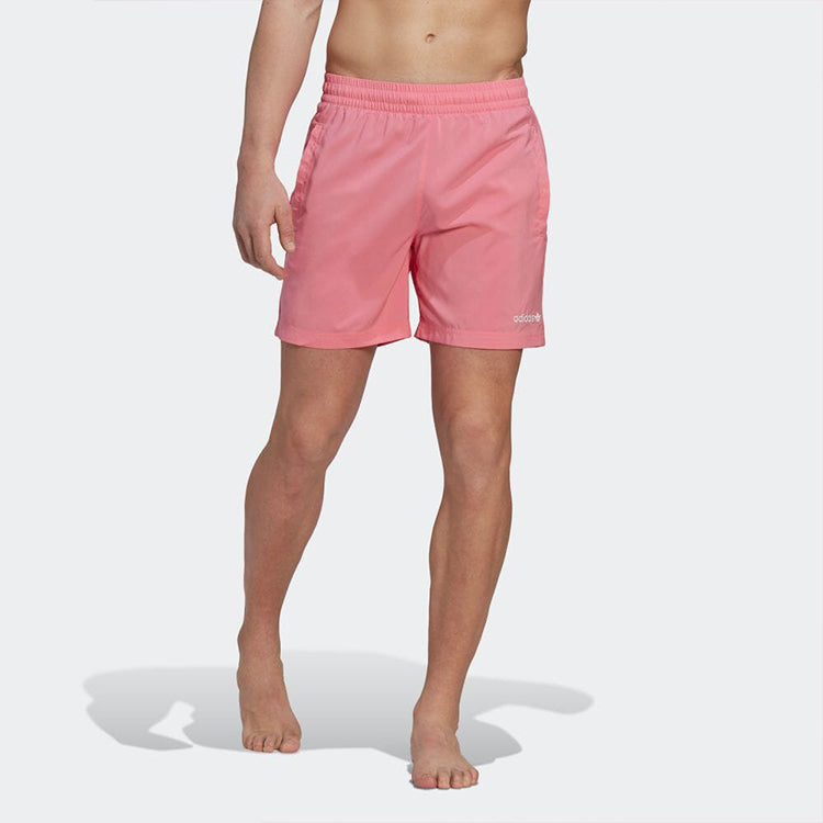 Image of Men's adidas originals Solid Color Logo Alphabet Printing Straight Shorts Japane