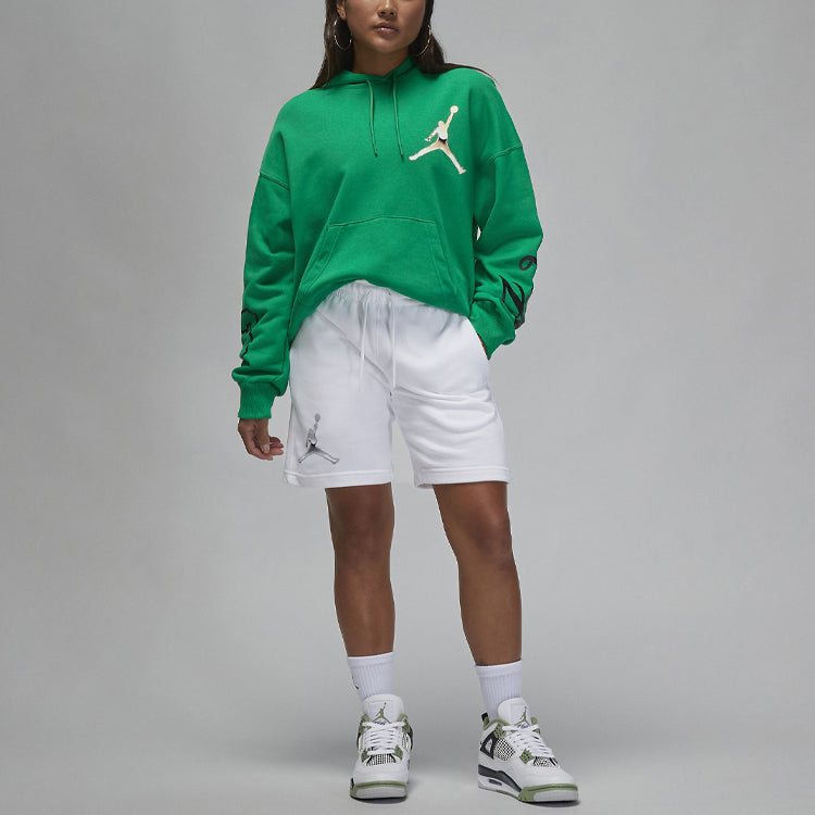 (WMNS) Air Jordan Brooklyn Fleece Shorts 'White' DZ3388-100