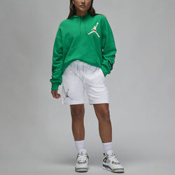 Image of (WMNS) Air Jordan Brooklyn Fleece Shorts 'White' DZ3388-100