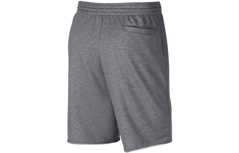 Image of Air Jordan Jumpman Large Logo Athleisure Casual Sports Knit Shorts Gray AQ3116-0