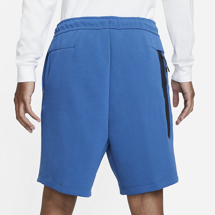 Image of Nike Sportswear Tech Fleece Shorts 'Dark Marina Blue' CU4503-407