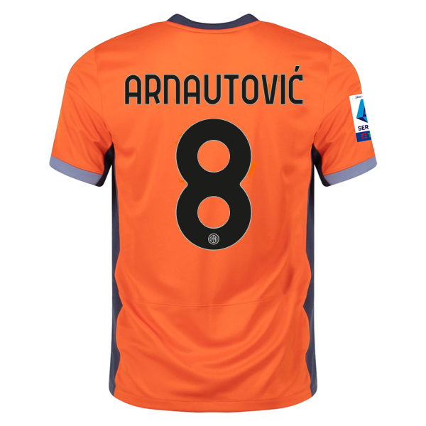 Image of Nike Inter Milan Marko Arnautović Third Jersey w/ Serie A + Copa Italia Patches