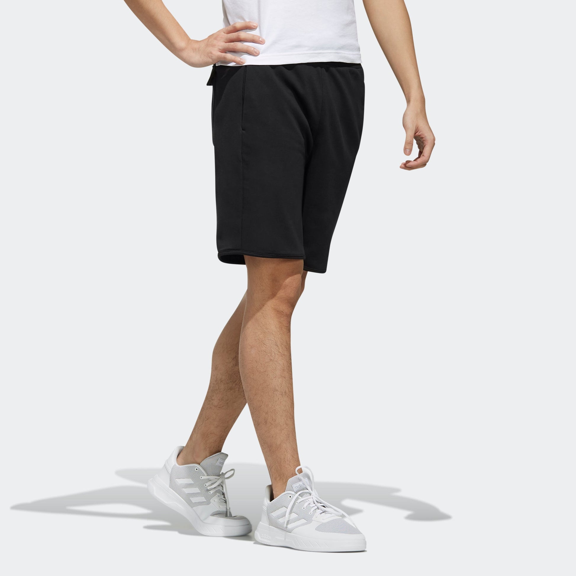 adidas neo M Cs Brndd Shrt Side Alphabet Printing Casual Sports Shorts Black EI4