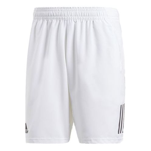 Image of adidas Club 3STR Short Tennis Sports Breathable Shorts Asia Edition White DP0302