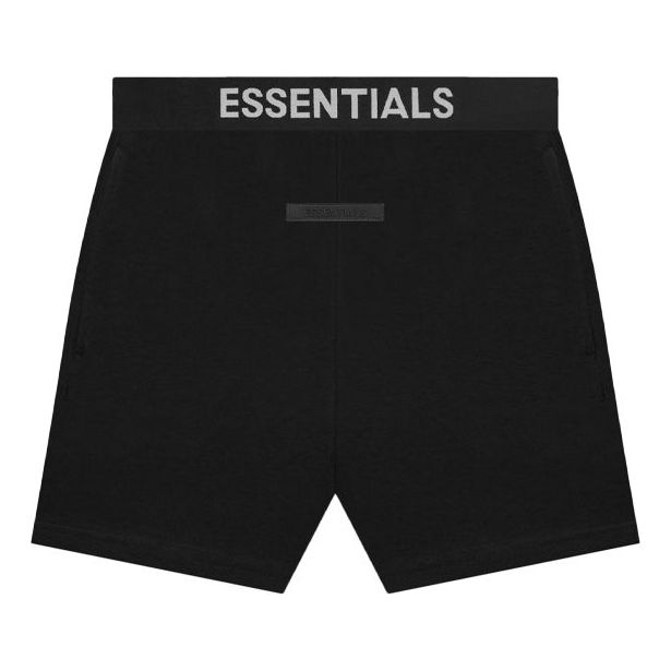 Image of Fear of God Essentials FW21 Lounge Short Black FOG-FW21-050