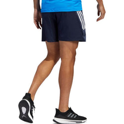 Image of adidas Colorblock Elastic Waistband Loose Straight Shorts Men's Dark Blue HE6792