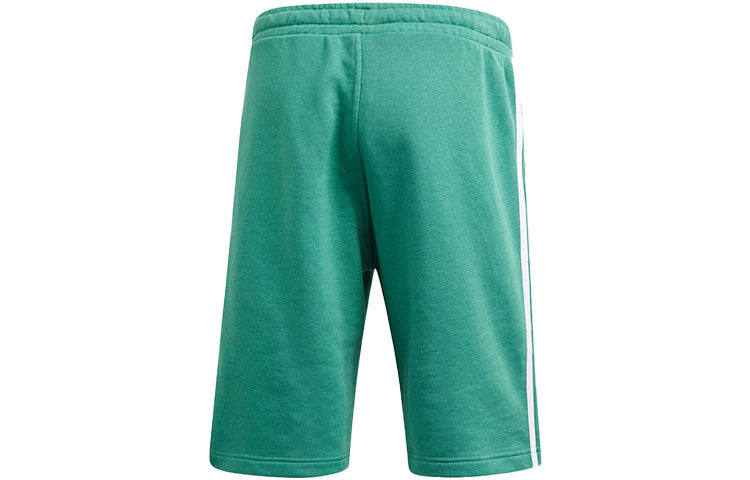 adidas originals 3-Stripe Short Casual Sports Side Stripe Breathable Shorts Gree