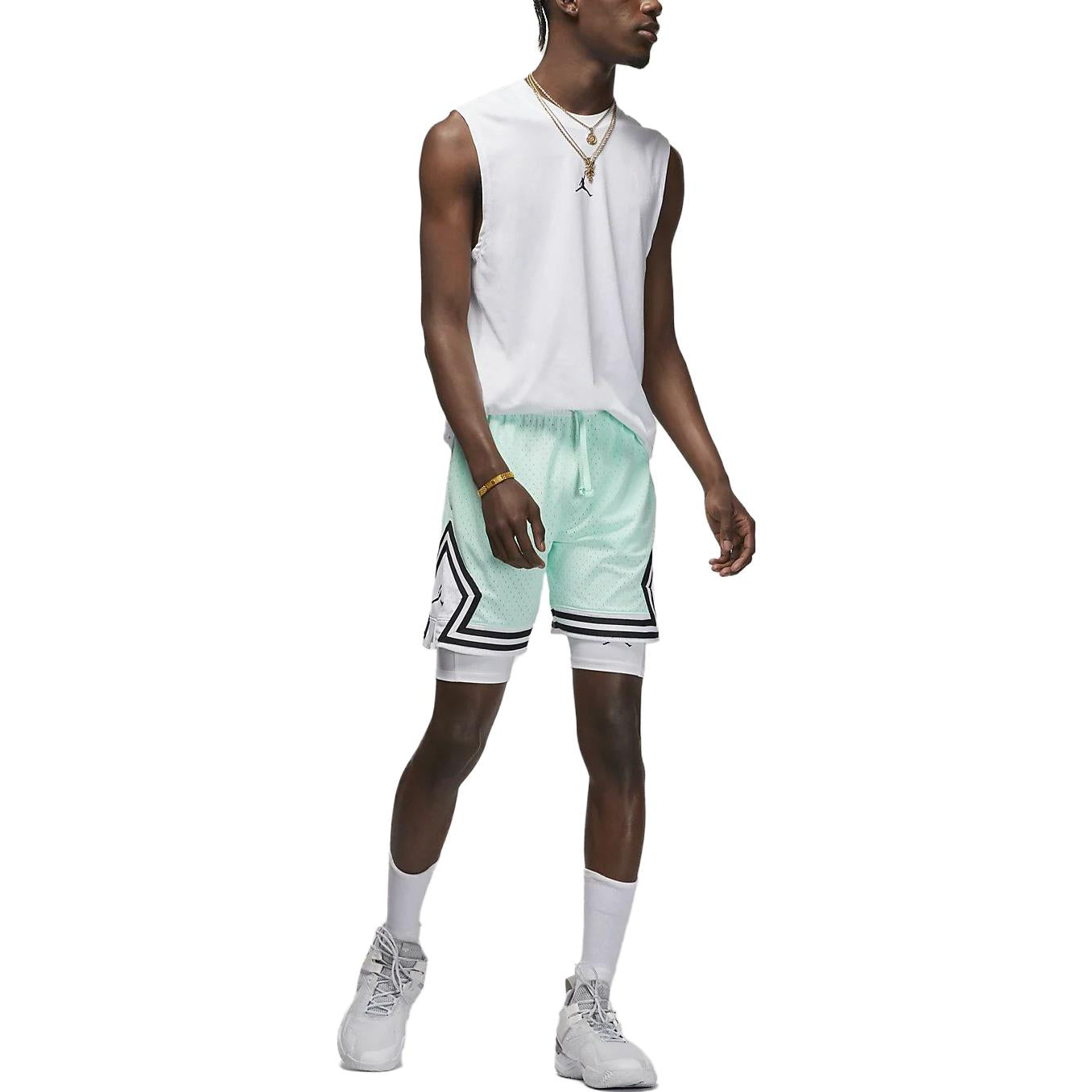 Image of Air Jordan Jumpman Compression Shorts 'White' DM1814-100