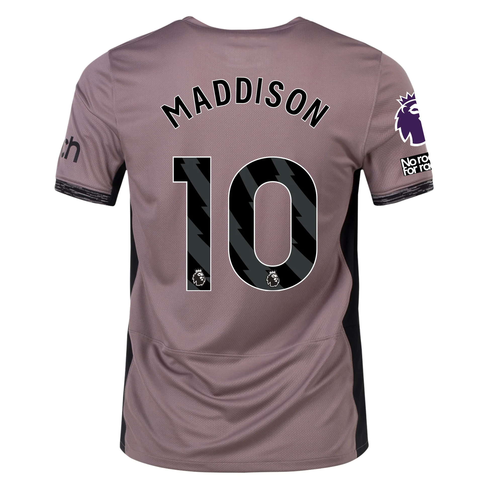 Nike Tottenham James Maddison Third Jersey w/ EPL + No Room For Racism Patches 2