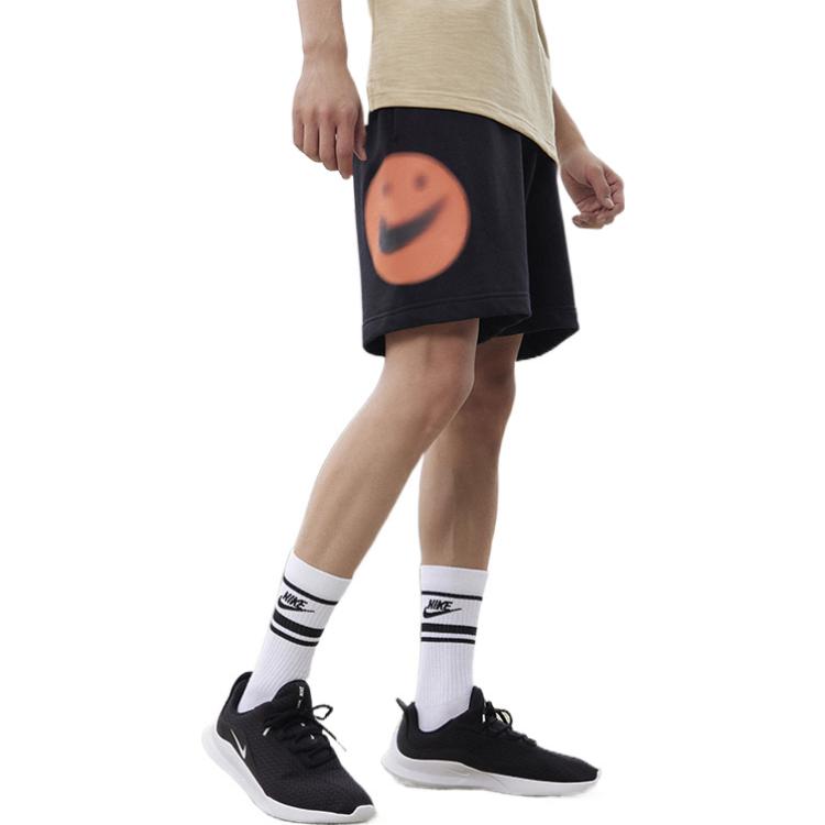 Image of Men's Nike Logo Printing Breathable Sports Shorts Black DN4420-010