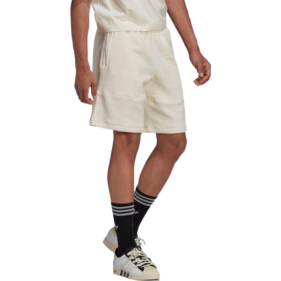 Image of adidas originals Drawstring Pocket Solid Color Elastic Waistband Straight Shorts