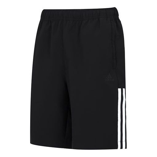 adidas Fi Lib Wvsh Contrasting Colors Stripe Training Sports Woven Shorts Black
