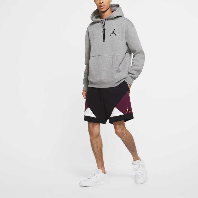 Image of Air Jordan Paris Saint-Germain Colorblock Casual Sports Shorts Black CK9759-010