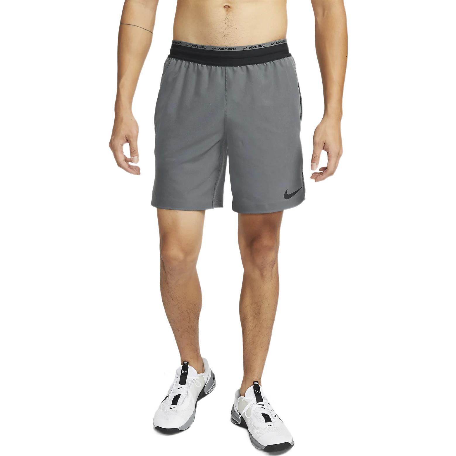 Nike Pro Dri-FIT Flex Rep Sports Training Shorts Gray DD1701-068