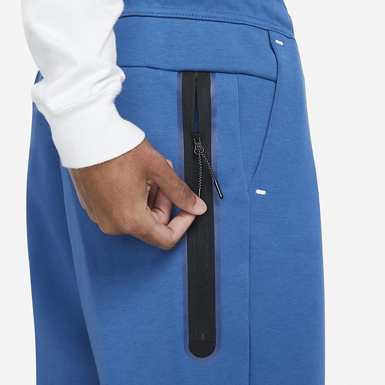 Image of Nike Sportswear Tech Fleece Shorts 'Dark Marina Blue' CU4503-407