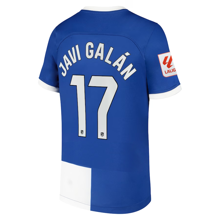 Nike Atletico Madrid Javi Galán Away Jersey w/ La Liga Patch 23/24 (Old Royal/Wh