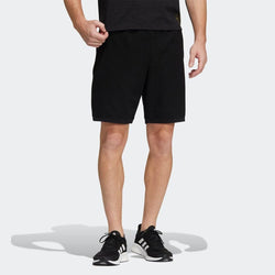 Image of adidas Solid Color Straight Casual Knit Shorts Black HD0007