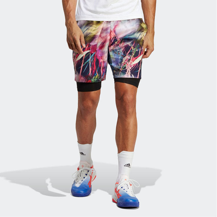 Image of adidas Melbourne Ergo Tennis Graphic Shorts HT7212