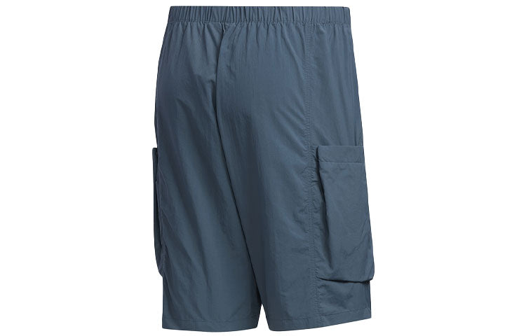 Image of adidas M Tec Wv Sho Sports Cargo Quick Dry Breathable Shorts Blue FM5403