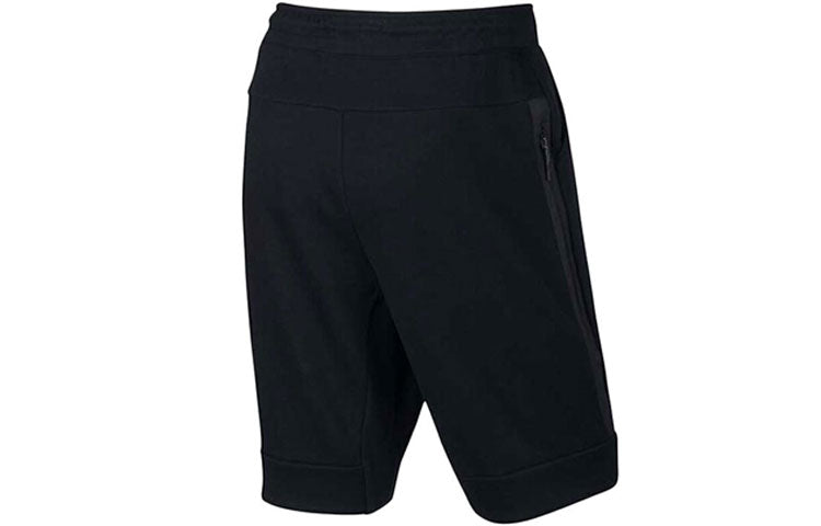 Herren-Shorts Nike Tch FLC Short mit Alphabet-Logo und Schnürung, lockere Shorts 805161-010