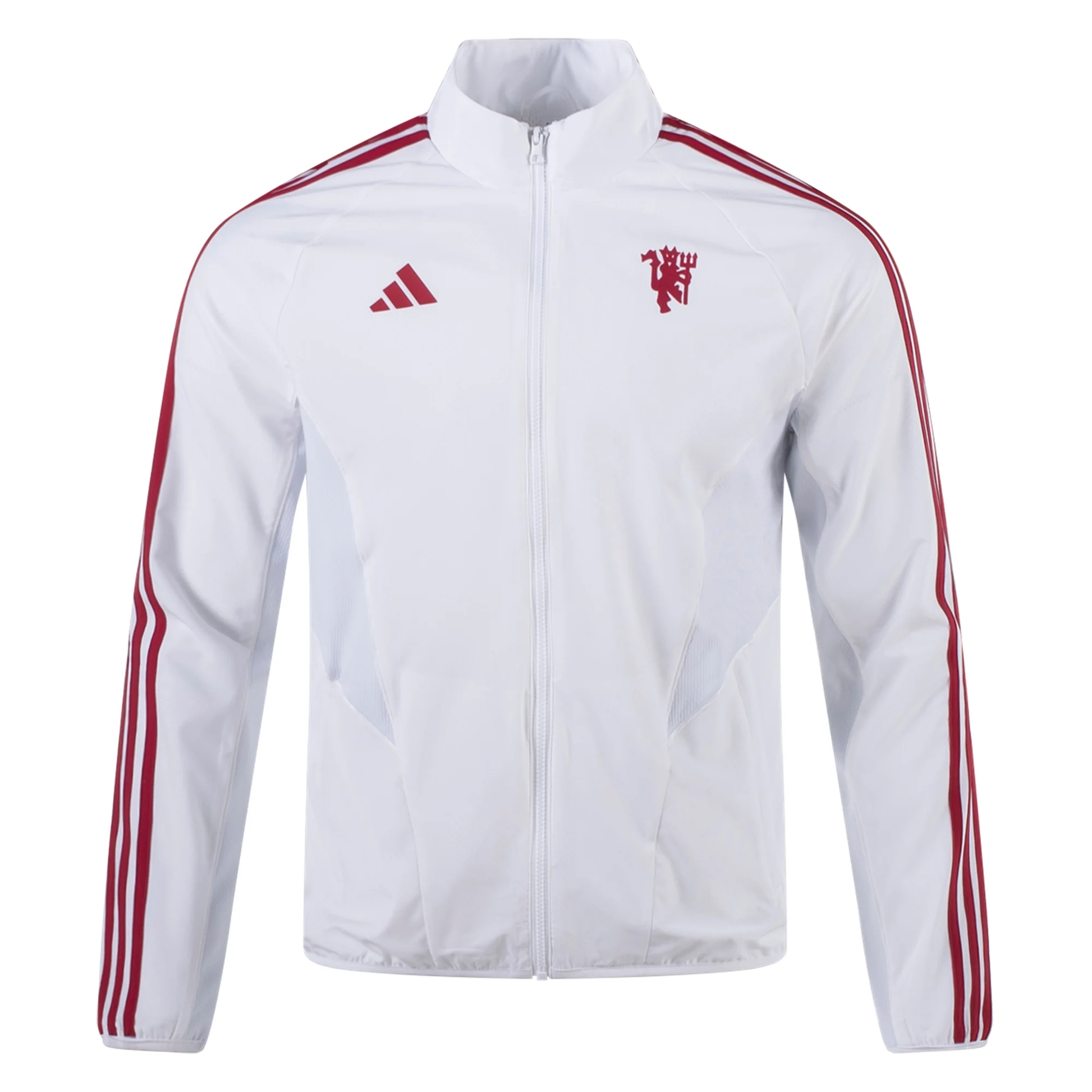 adidas Manchester United Anthem Jacket 23/24 (Cloud White/Crystal White)