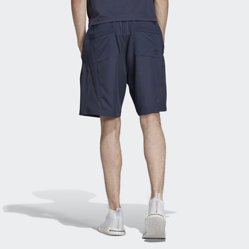 adidas originals Short Splicing Knit Sports Shorts Blue DV1996