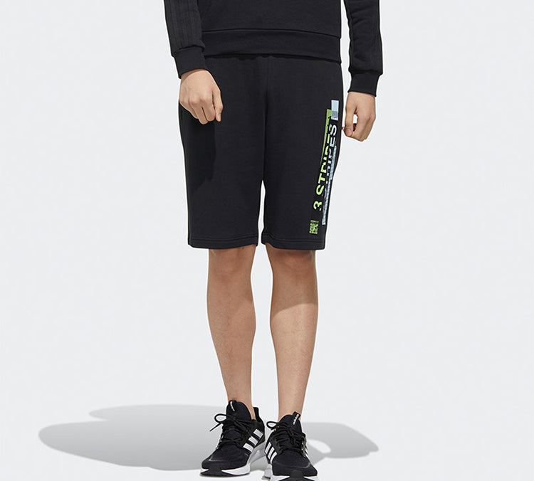 Image of adidas neo M Faves Short 1 Printing Shorts Black FP7299