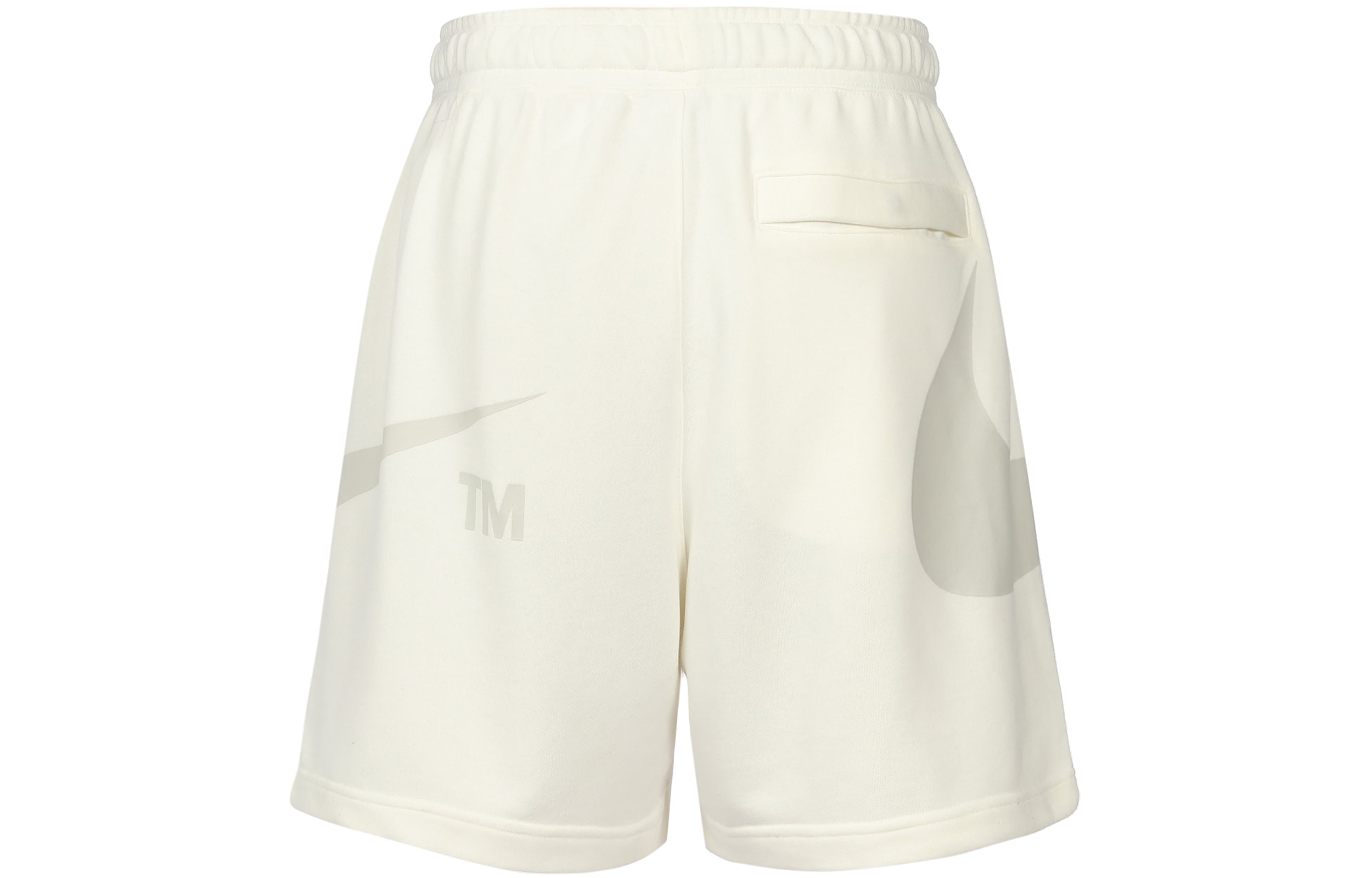 Image of Men's Nike Solid Color Logo Printing Elastic Waistband Shorts Black DD5998-133