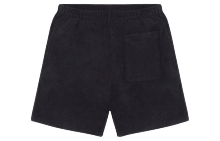 Image of Fear of God Essentials SS20 Fleece Shorts Dark Slate Stretch Limo Black FOG-SS20