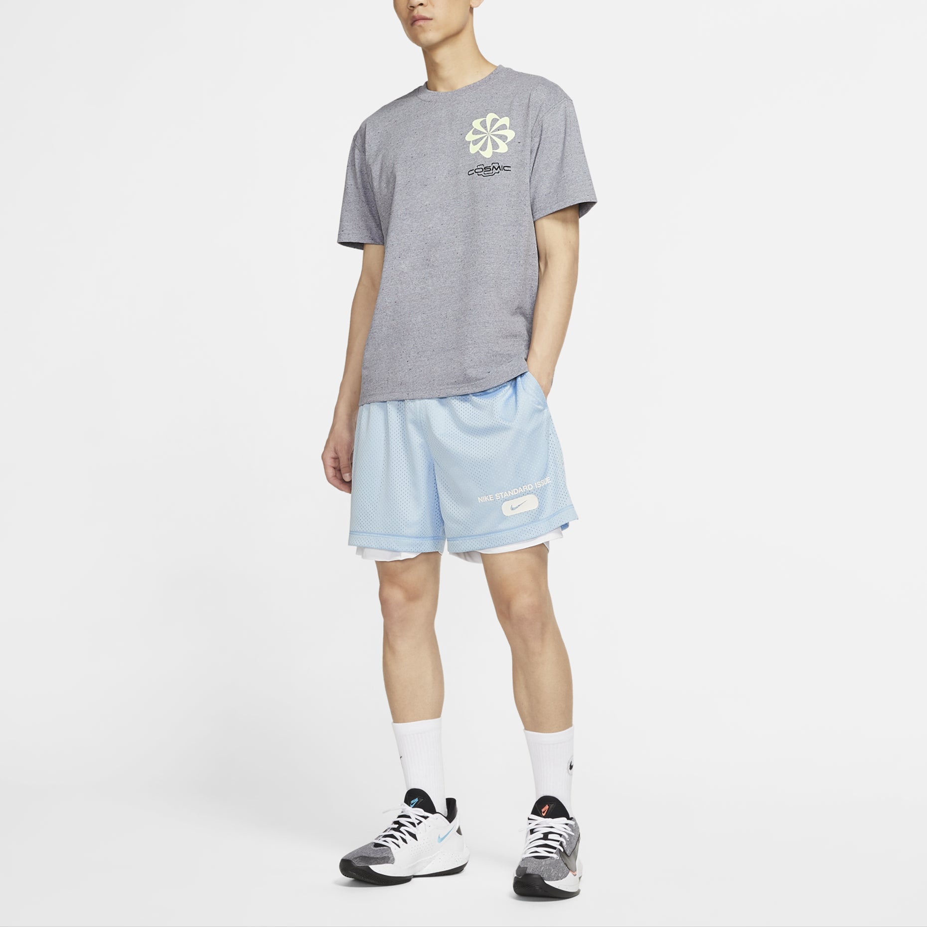 Image of Nike AS Men's NK Standard Issue MESH SH LT ARMORY Blue DA3031-440