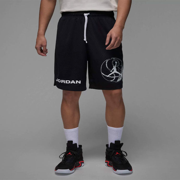 Image of Air Jordan Dri-FIT Jumpman Shorts 'Schwarz' DZ4123-010