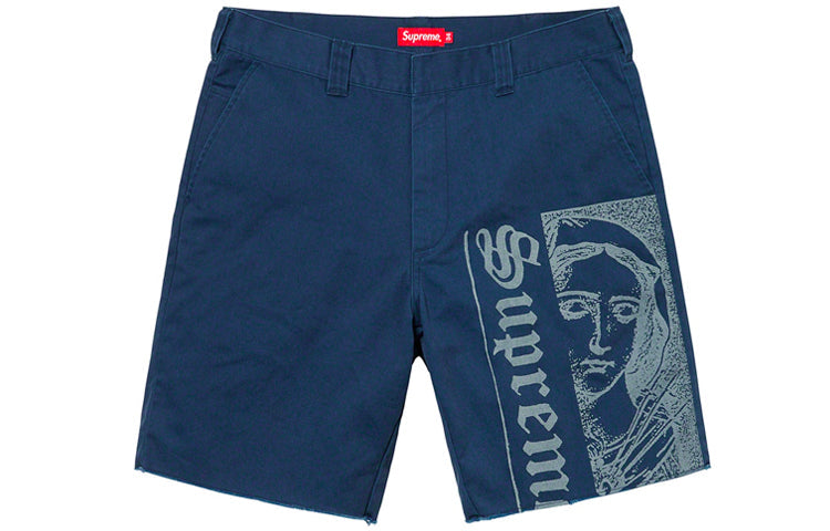 Image of Supreme SS20 Week 14 Mary Work Short 'Black Yellow' SUP-SS20-675