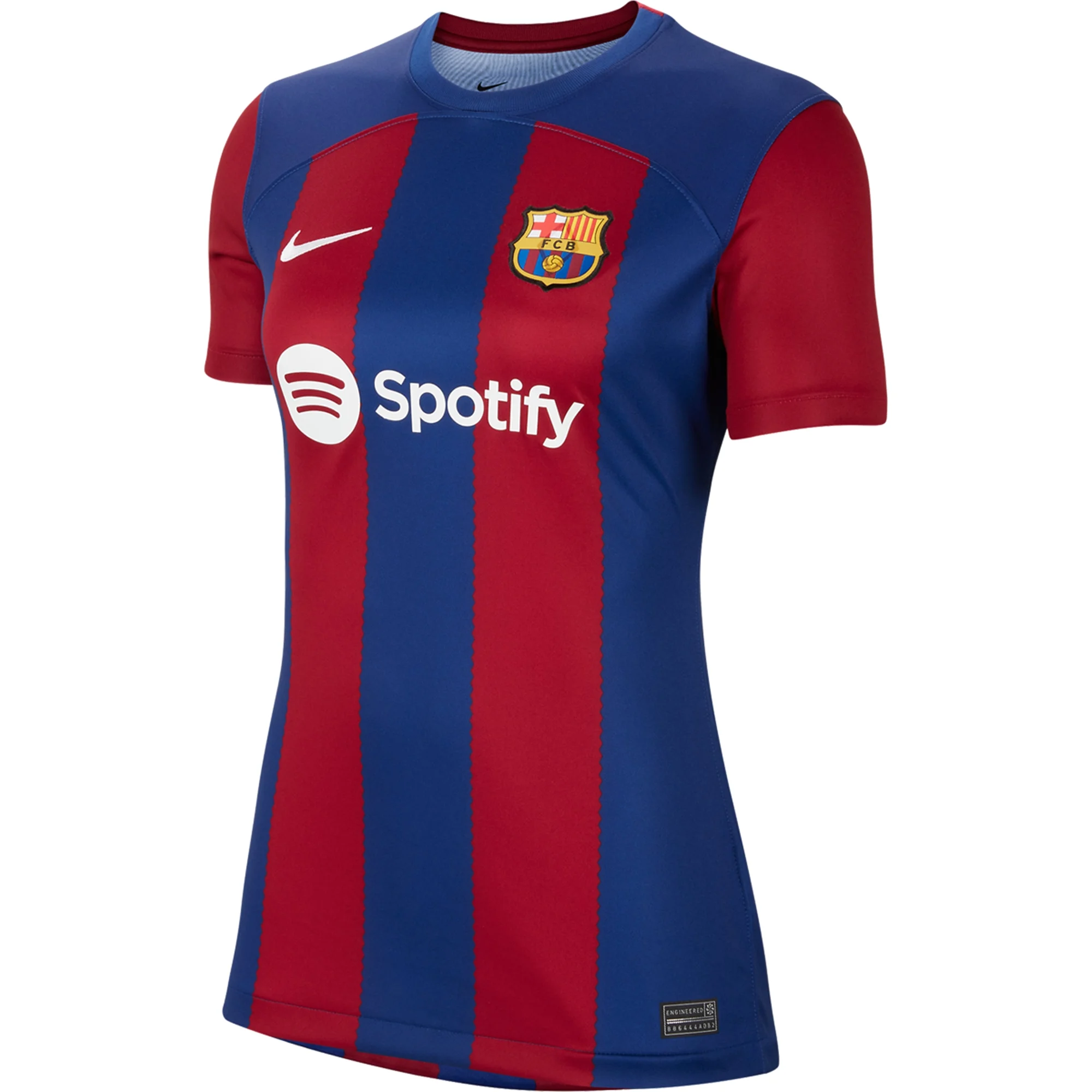 Image of Nike Damen Barcelona Alexia Heimtrikot 23/24 (Dunkelblau/Edelrot)